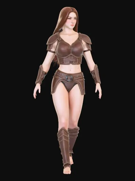3D model for WARRIOR'S STRIDE