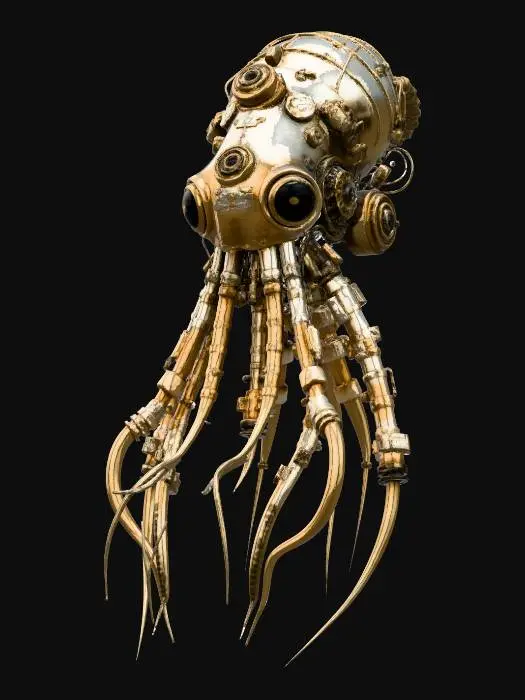 3D model for Mecha-Cephalopod