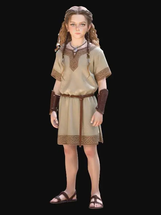 3D model for VIKING CHILD WARRIOR