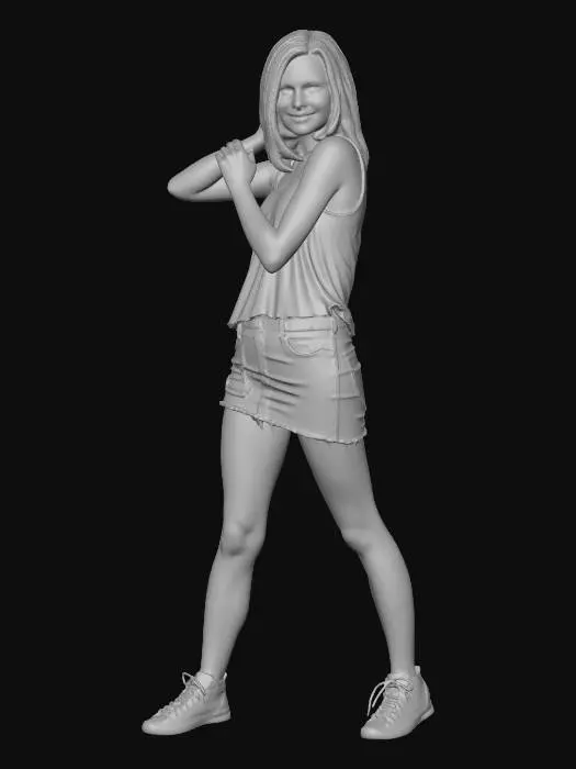 3D model for ANNA B. Denim