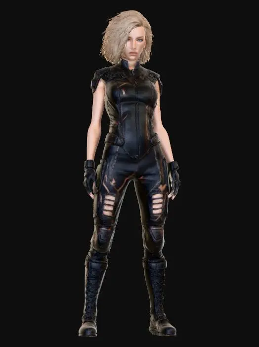 3D model for CYBER WARRIOR