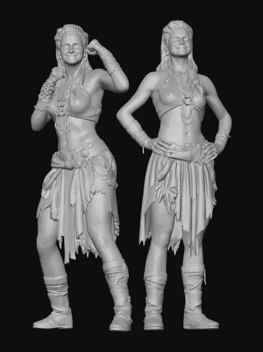 3D model for WARRIOR_TWINS