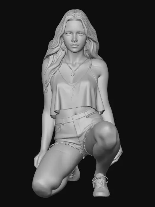 3D model for SUNLIT DENIM DREAM