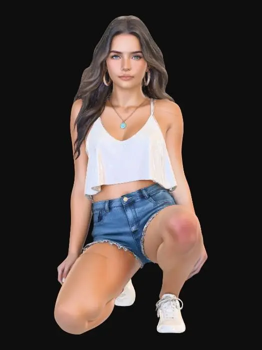 3D model for SUNLIT DENIM DREAM