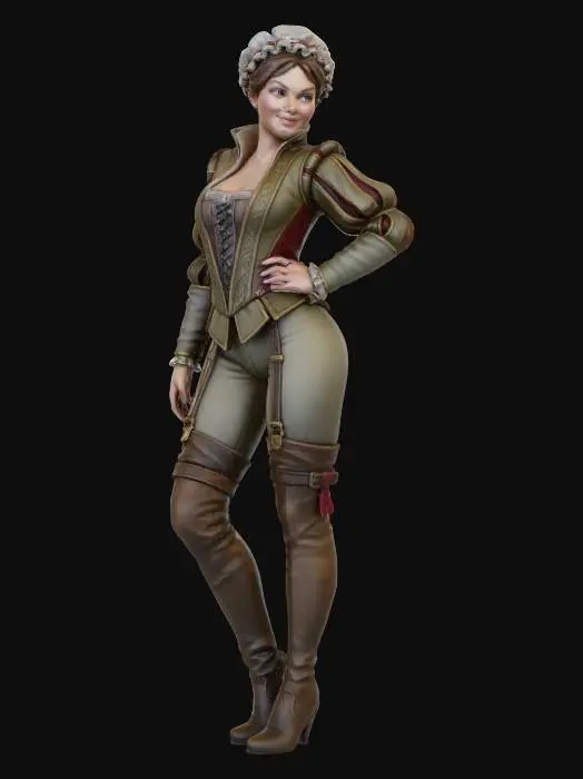 3D model for RENAISSANCE DAME