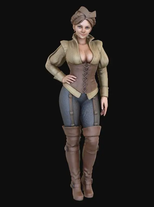 3D model for RENAISSANCE CORSETRESS