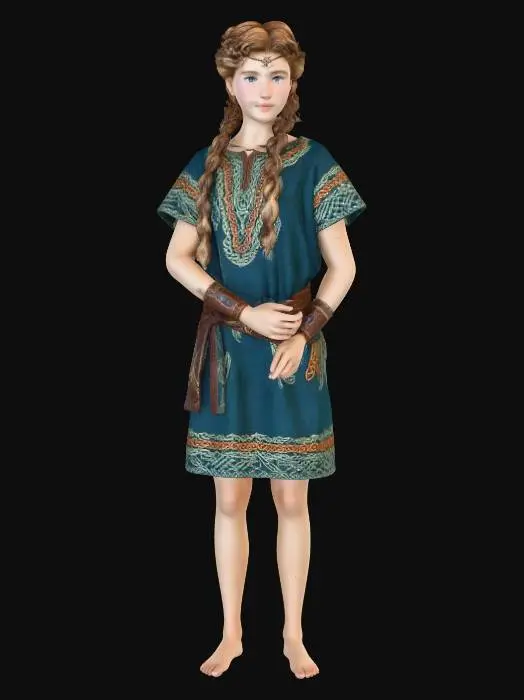3D model for BRAIDED WARRIOR PRINCESS