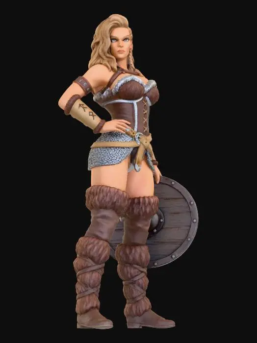 3D model for Shieldmaiden of the North