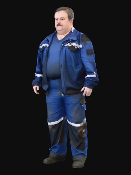 3D model for WORKER CHARLIE