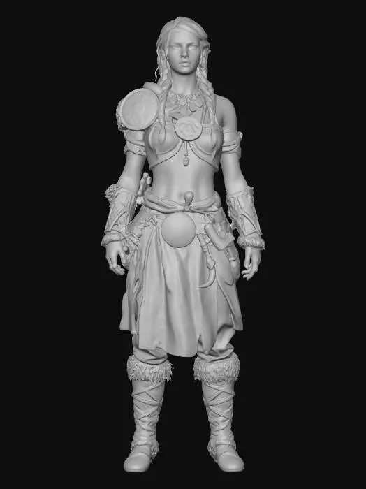 3D model for SHIELDMAIDEN OF THE NORTH