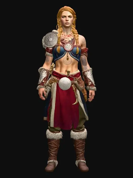 3D model for SHIELDMAIDEN OF THE NORTH