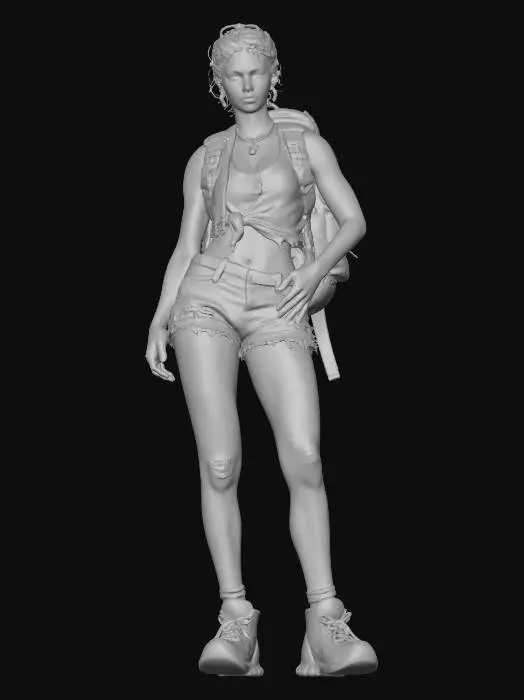 3D model for VAGABOND GIRL