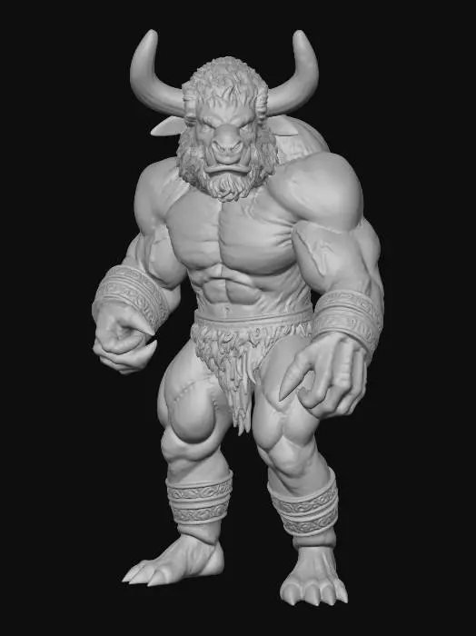 3D model for HORNED COLOSSUS