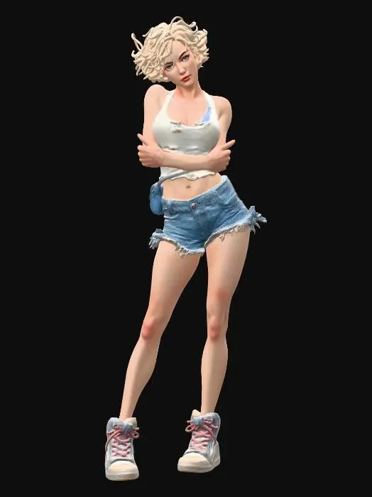 3D model for BLONDE REBEL