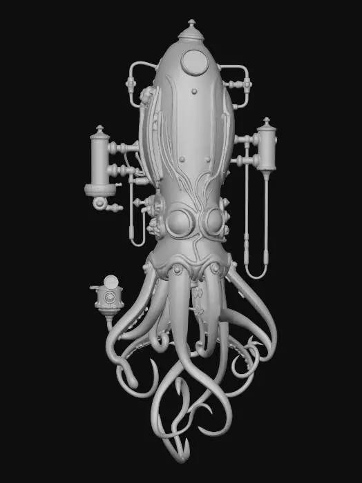 3D model for MECHA KRAKEN