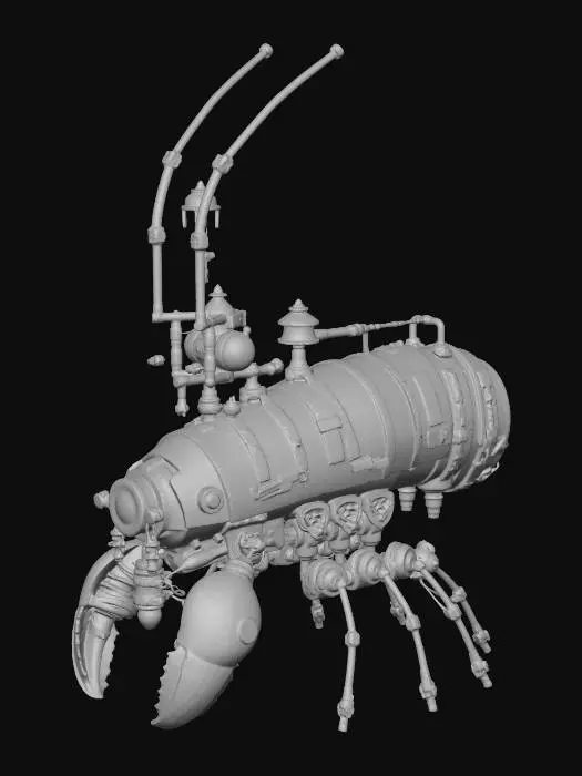 3D model for COPPER LOBSTER AUTOMATON