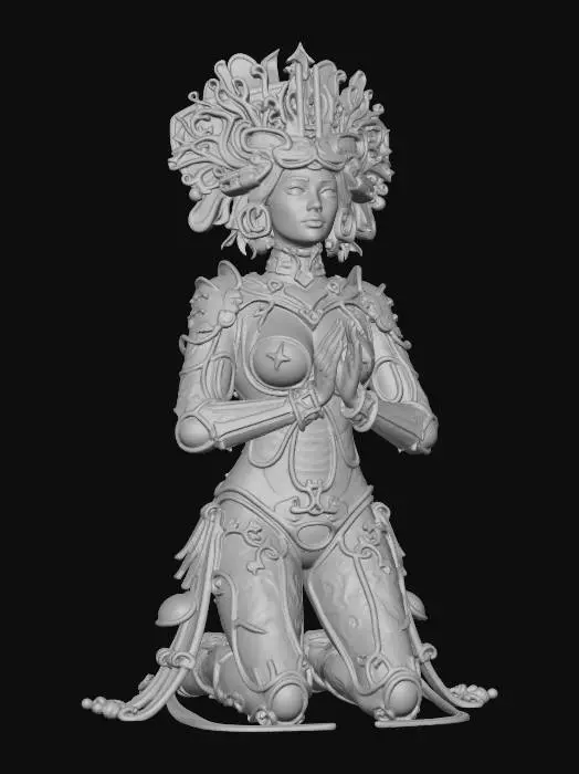 3D model for EMPRESS PRAYER