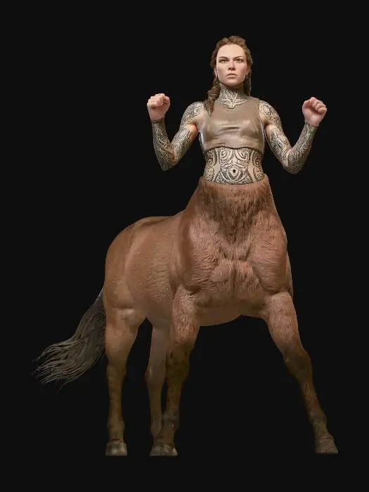 3D model for CENTAUR WARRIOR
