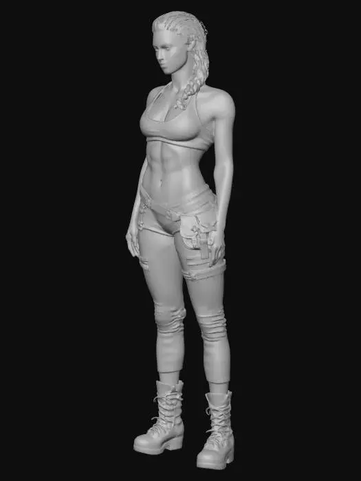 3D model for WASTELAND WARRIOR