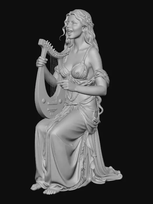 3D model for HARPIST IN SILK
