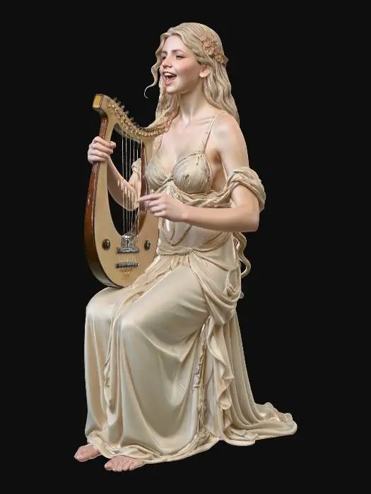3D model for HARPIST IN SILK