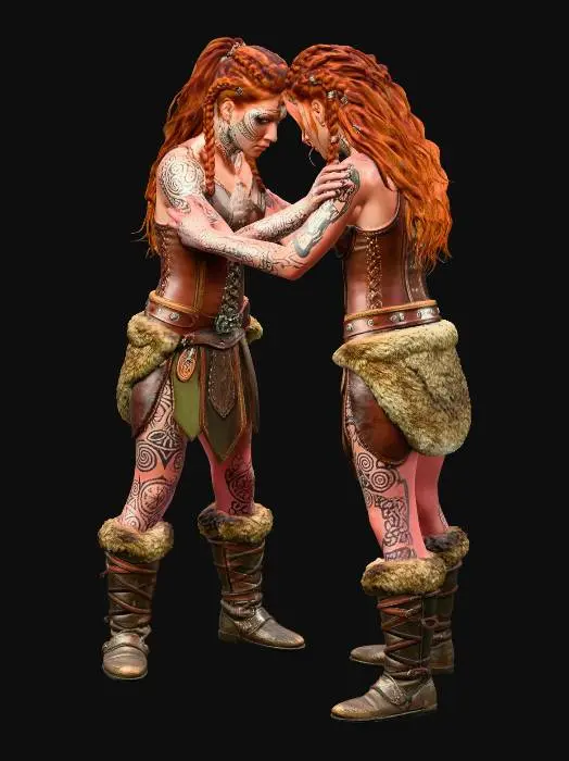 3D model for TWIN VALKYRIE