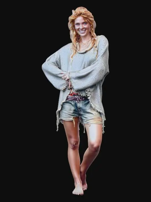 3D model for BOHO LOOK