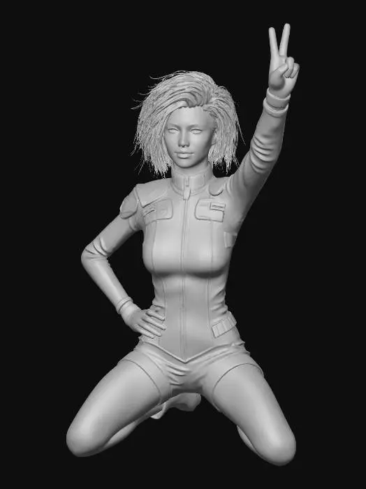 3D model for V FOR VICTORY