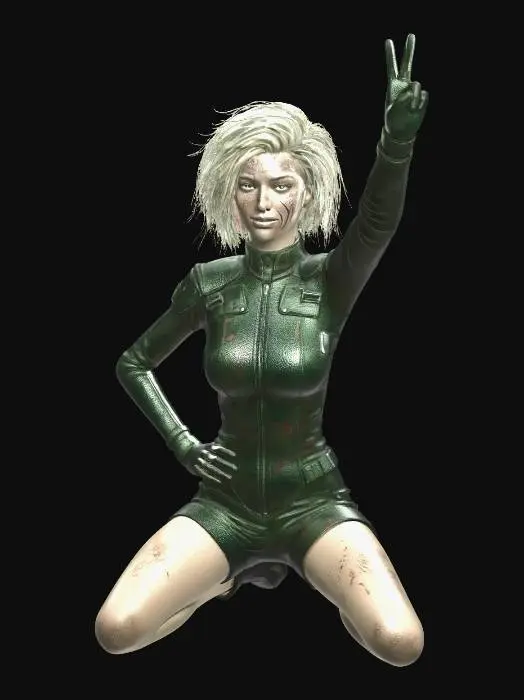 3D model for V FOR VICTORY