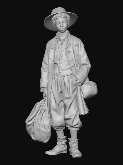 3D model for THE LITTLE JOURNEYMAN