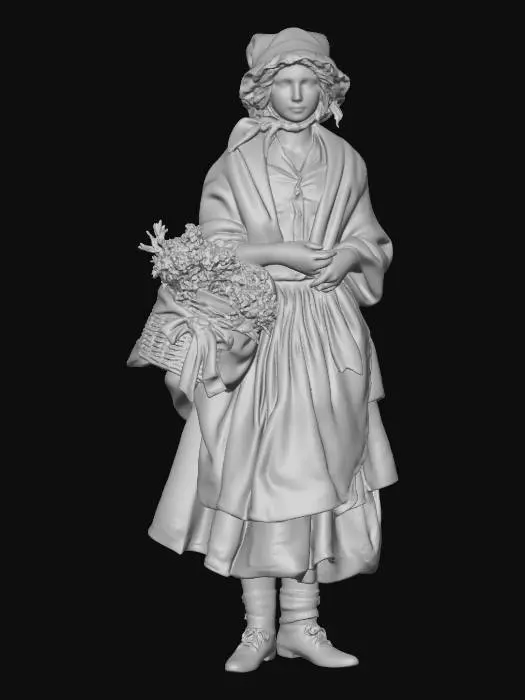 3D model for BASKET OF WILDFLOWERS