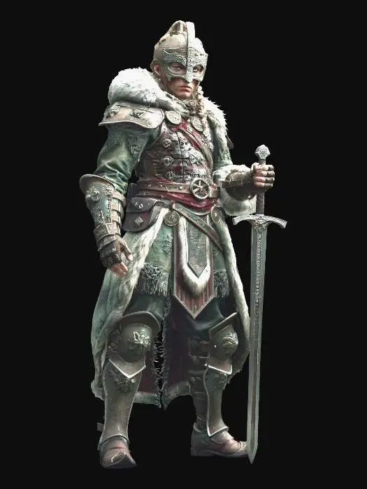 3D model for YOUNG WARLORD