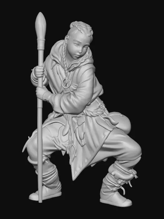 3D model for Dustbound Warrior