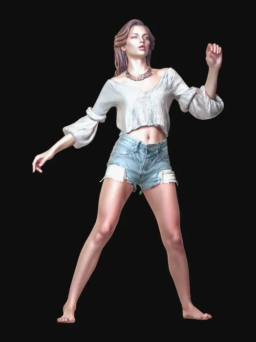 3D model for Boho Breeze in Denim
