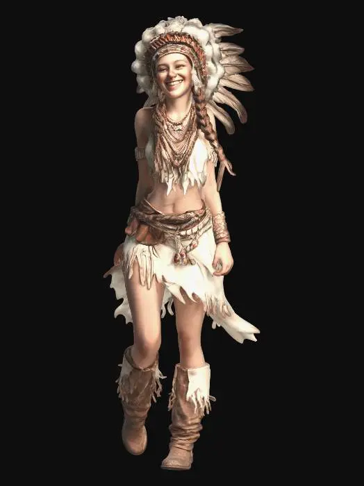 3D model for Feathered Joy