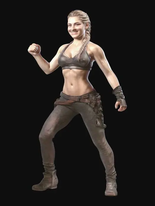 3D model for Wasteland Warrior