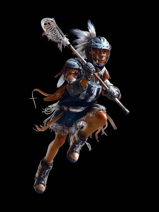 3D model for Feathered Warrior in Flight