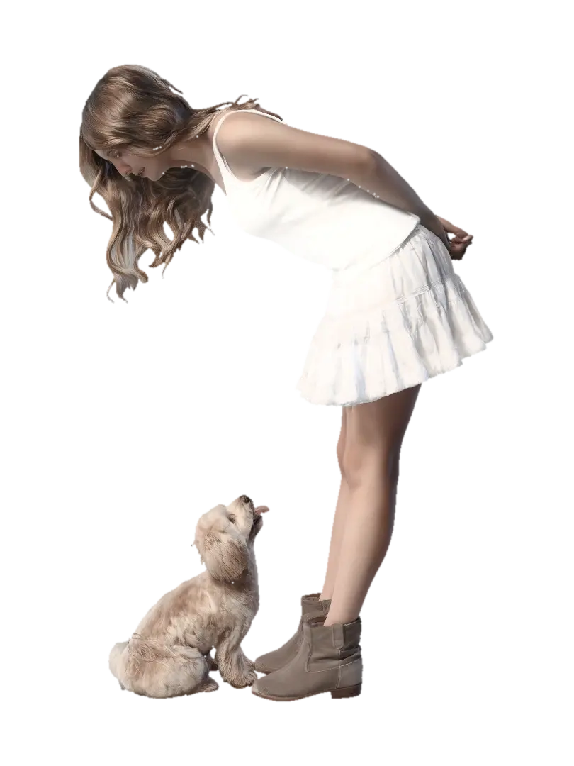 3D-модель Bending to Say Hello - Silhouette, згенерована ШІ