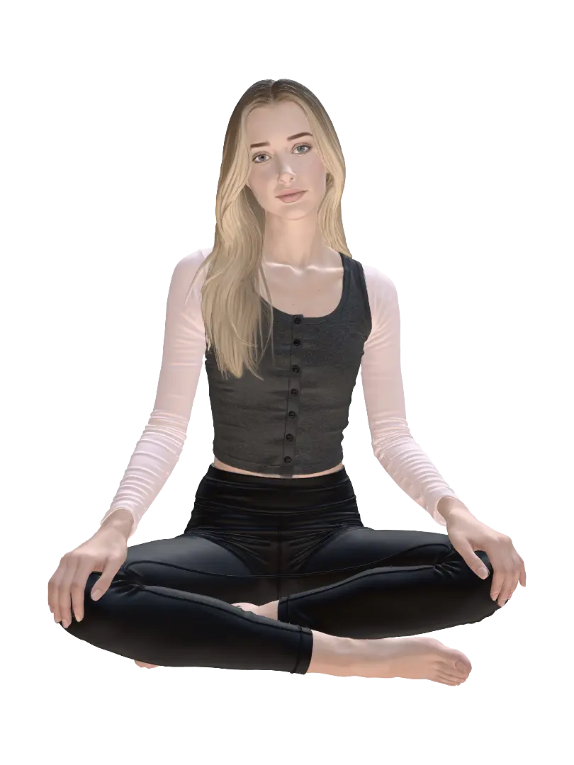 SERENE BALANCE 3D model, vytvořený pomocí AI