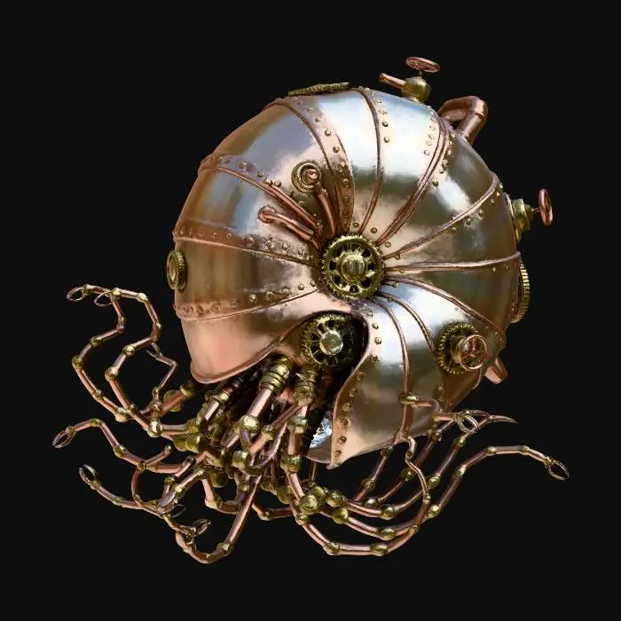 3D model for Steampunk Urchin