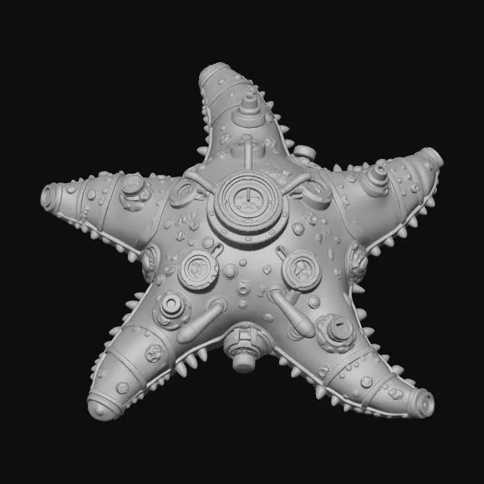 3D model for STEAMPUNK STARFISH