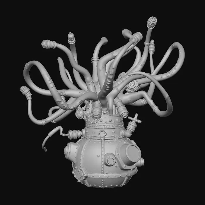3D model for MECHA SEA ANEMONE