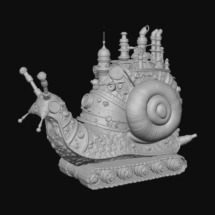 3D model for MECHA SNAIL