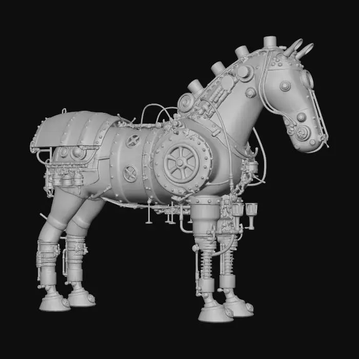 3D model for MECHA STEED