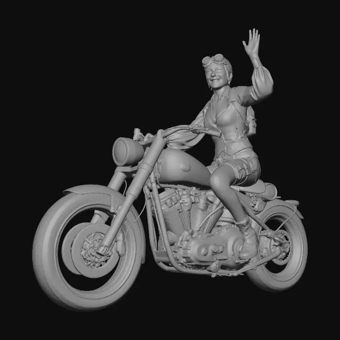 3D model for Gilded Steampunk Rider