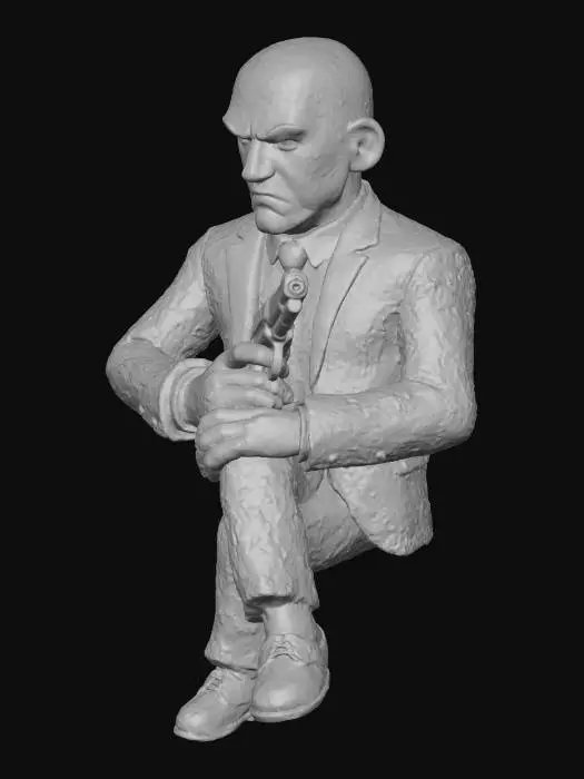 3D model for Agent 47