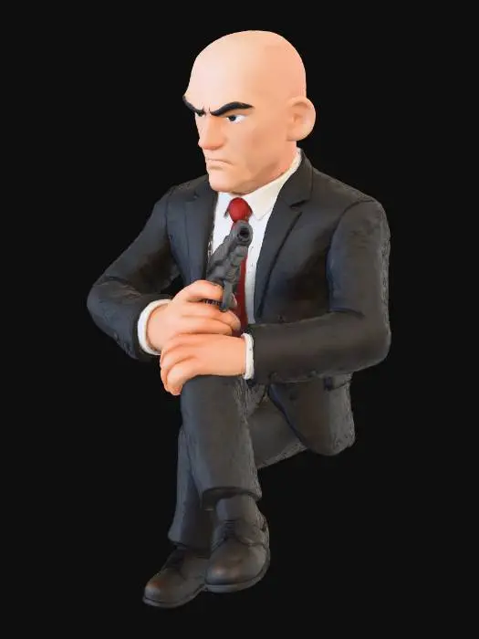 3D model for Agent 47
