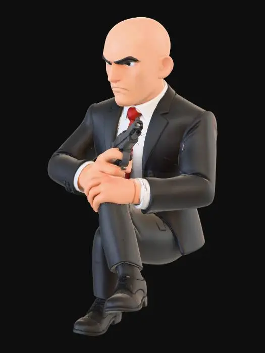 3D model for Agent 47