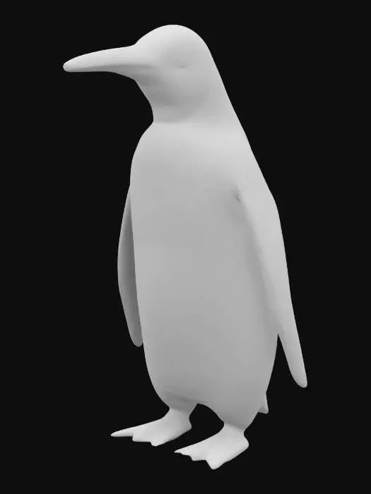 3D model for penguin, with high details