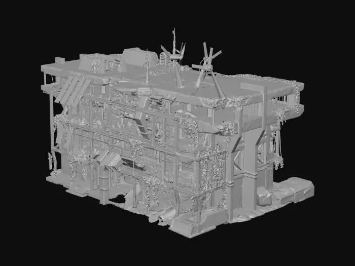 3D model for Panel Building - Wasteland